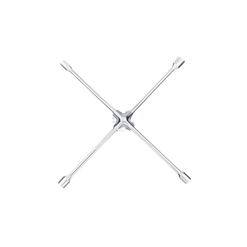 Гаечен ключ с кръстовиден накрайник за смяна на гуми, CR-V материал, хромирано покритие, Exploit/Explore