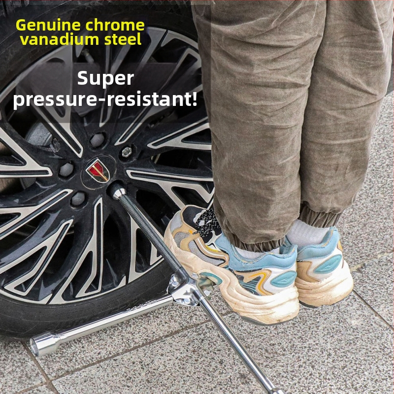 Krusta uzgriežņu atslēga riteņu nomaiņai, CR-V materiāls, hromēts pārklājums, zīmols Exploit/Explore