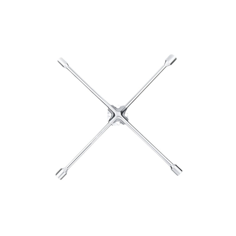 Гаечен ключ с кръстовиден накрайник за смяна на гуми, CR-V материал, хромирано покритие, Exploit/Explore