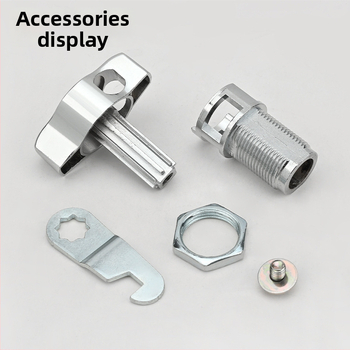 Spintos spyna — cinko lydinys, modernus minimalistinis stilius, model Padlock mailbox lock