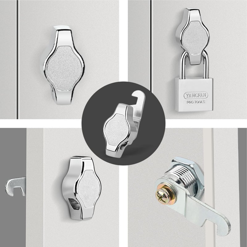 Spintos spyna — cinko lydinys, modernus minimalistinis stilius, model Padlock mailbox lock