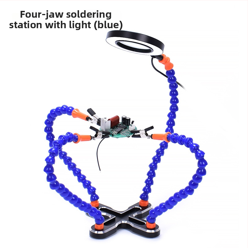 Τετραδάκτυλος καθολικός σταθεροποιητής συγκόλλησης για PCB, κινητά τηλέφωνα και μητρικές πλακέτες υπολογιστών — εργαλείο συγκόλλησης, συντήρησης και επιθεώρησης