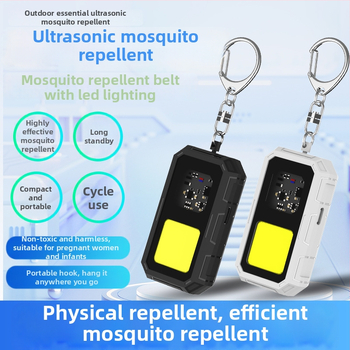 Ultrahangos elektromos szúnyogriasztó beltéri használatra, éjjeli fény funkcióval, M61 modell, újratölthető, 10W, 5V