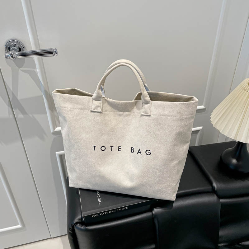 Jelenova koža Tote torba, vodootporna, horizontalno kvadratnog oblika, Velcro otvorenje (Stil: gradski minimalistički; Materijal: jelenova koža; Vodootpornost: Da; Oblik: horizontalni kvadrat; Otvaranje: Velcro)