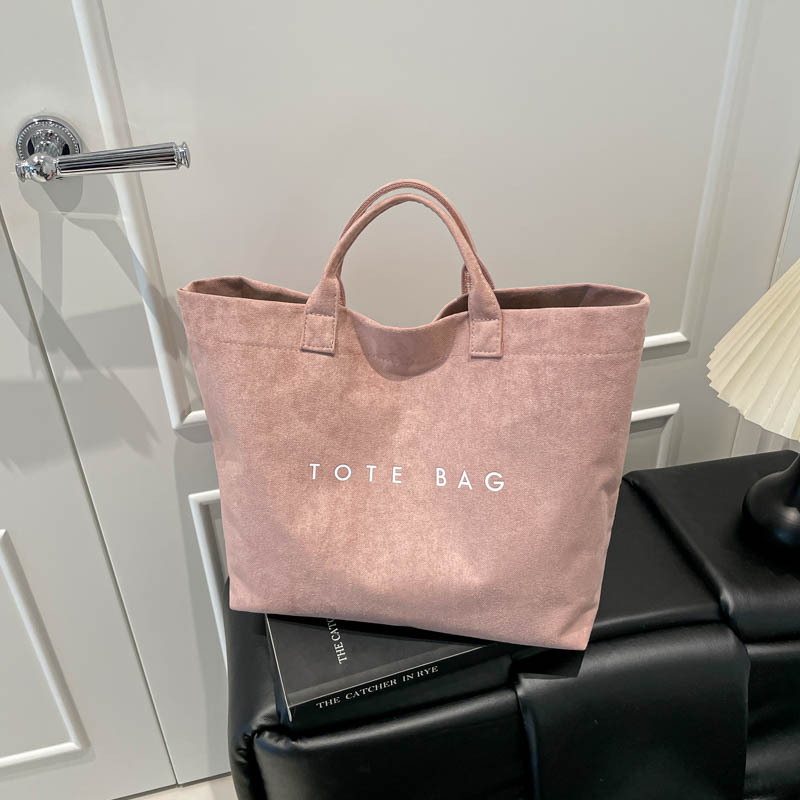 Jelenova koža Tote torba, vodootporna, horizontalno kvadratnog oblika, Velcro otvorenje (Stil: gradski minimalistički; Materijal: jelenova koža; Vodootpornost: Da; Oblik: horizontalni kvadrat; Otvaranje: Velcro)