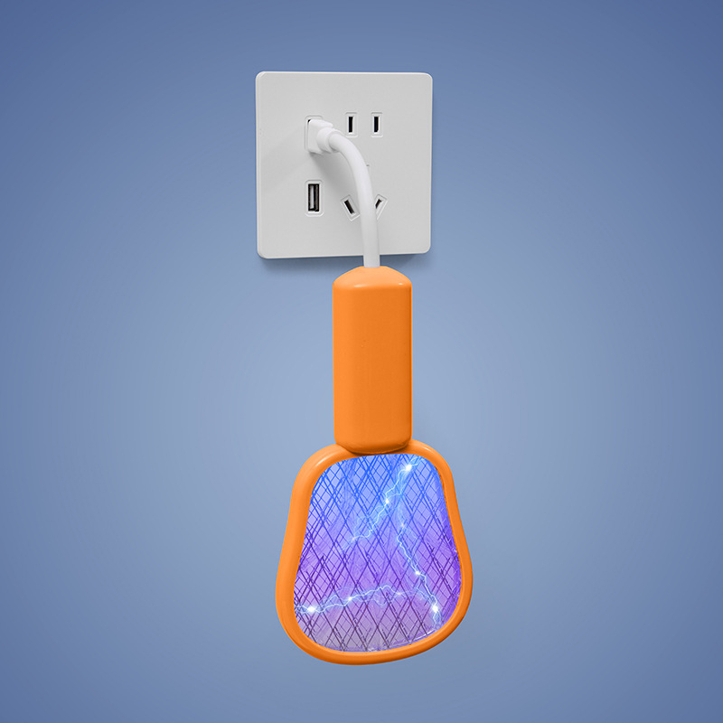 Електрическа лампа за убиване на комари с UV светлина; светлинен капан и електрошок; алуминиева мрежа; ABS корпус; без вградена батерия