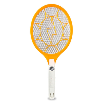 Електрическа мухобойка за комари с LED осветление мощност 0.2W, модел ZH-M009Y, батерия 500 мАч, време за зареждане 5-8 ч, обхват до 20 м²