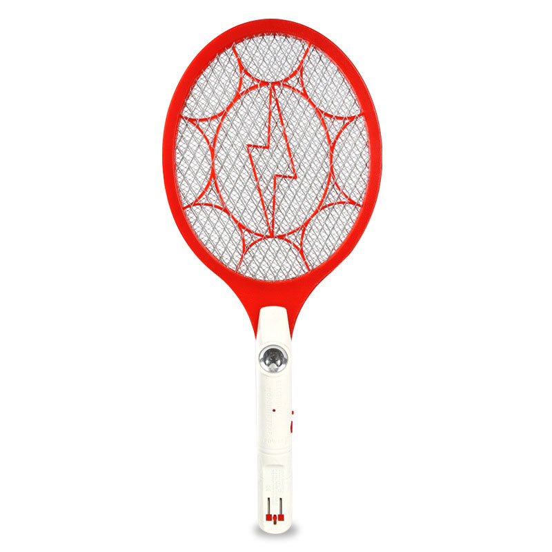 Електрическа мухобойка за комари с LED осветление мощност 0.2W, модел ZH-M009Y, батерия 500 мАч, време за зареждане 5-8 ч, обхват до 20 м²