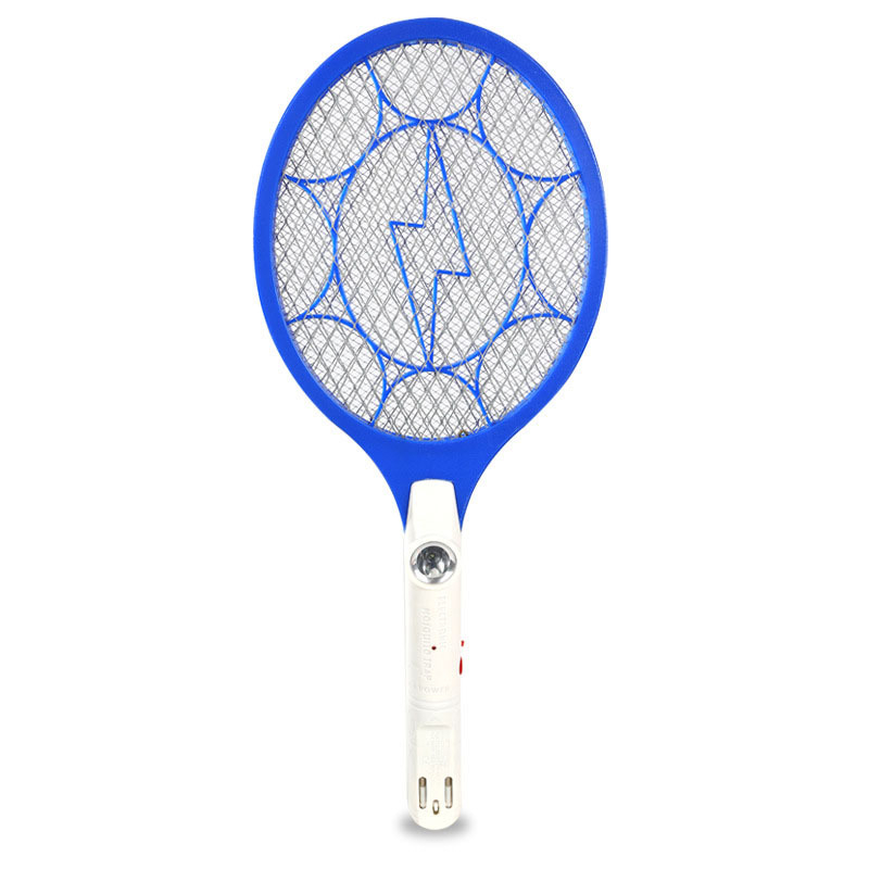 Електрическа мухобойка за комари с LED осветление мощност 0.2W, модел ZH-M009Y, батерия 500 мАч, време за зареждане 5-8 ч, обхват до 20 м²