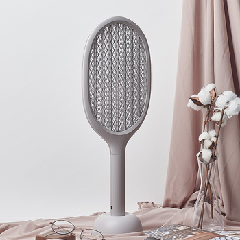 Електрическа мухобойка за комари Sule P1 с LED лампа 2-в-1, вградена батерия 2001–2500 mAh, USB зареждане, обхват 11–20㎡