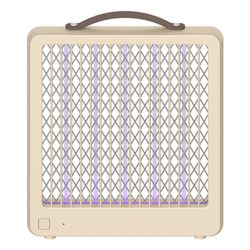 LED лампа за комари с вградена батерия (2001–2500 mAh), обхват 11–20 м², зареждане 3–5 ч, електрически удар, ABS корпус