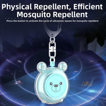 M96 Állat alakú ultrahangos elektromos szúnyogriasztó, 5V, 5W, 34 Hz–70 kHz, újratölthető