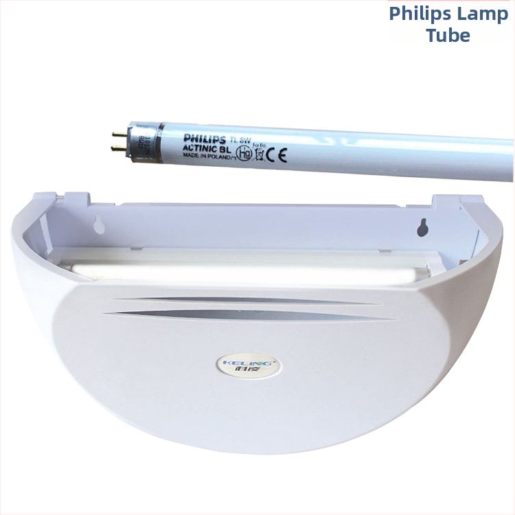 Insect Control лампа за убийство на комари – LED лов лампа със лепкава уловка, за търговски и домашен използване, без токсични вещества, индустриален стил