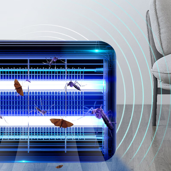 Лампа за комари с LED, електрическо убиване на комари, подходяща за 21–30 м² (Бранд Elemene chrysanthemum, 220V)