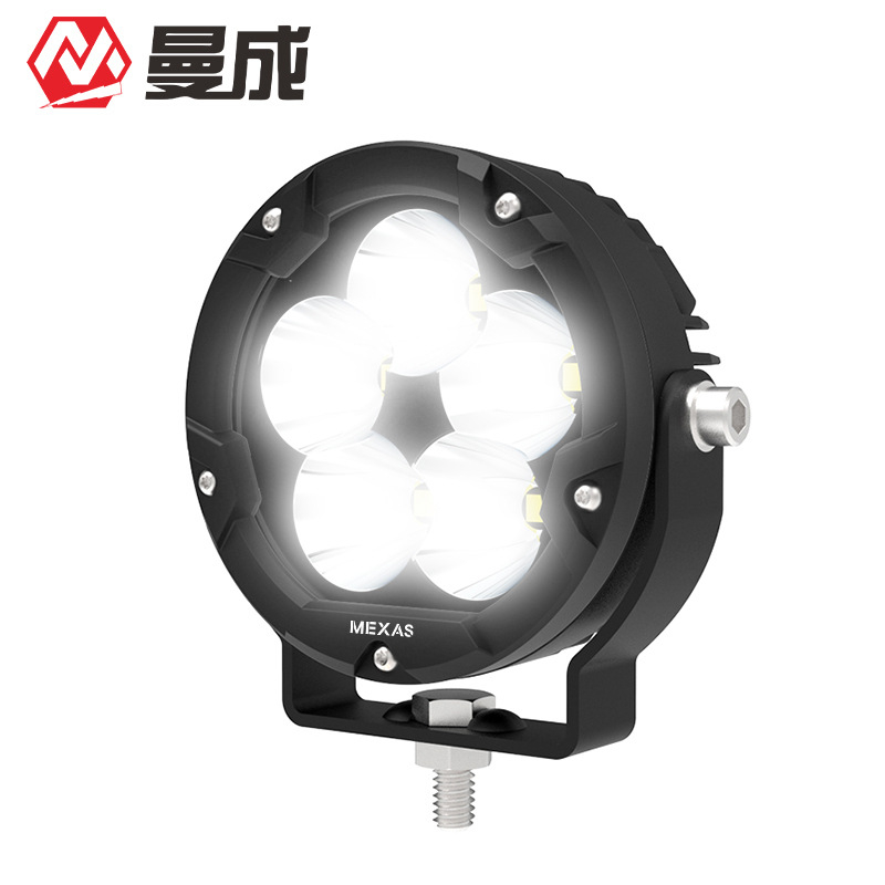 Mancheng R5Max 5-LED visokosjajni floodlight za automobile i motocikle – 12–24V, 100W