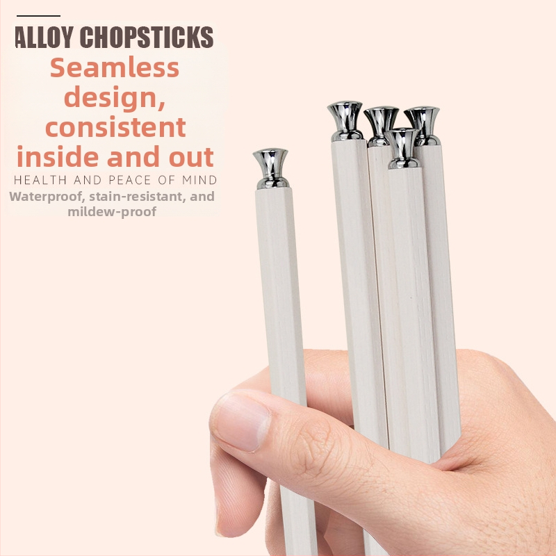 Ēšanas kociņi no sakausējuma, pretslīdoši, izturīgi pret pelējumu, izturīgi pret augstām temperatūrām, roku darbs