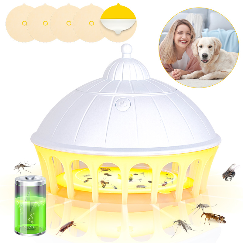 Fotokatalytická lampa na hubenie komárov – vnútorné USB, 21–30 m², LED, tichá prevádzka, priame napájanie