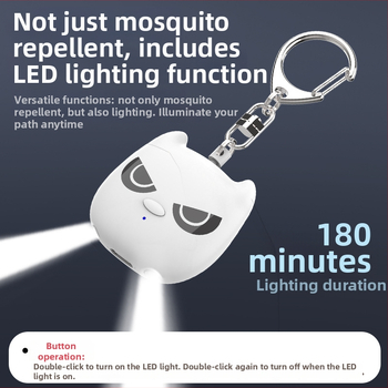 Ultrahangos elektronikus szúnyogriasztó, M93 modell, újratölthető, beltéri használatra, 5V 10W