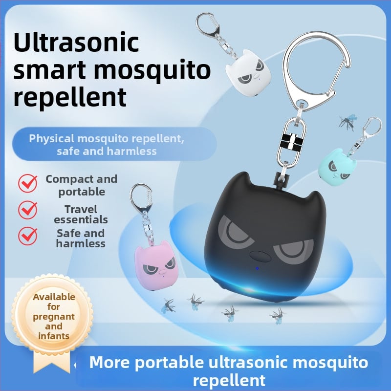 Ultrahangos elektronikus szúnyogriasztó, M93 modell, újratölthető, beltéri használatra, 5V 10W