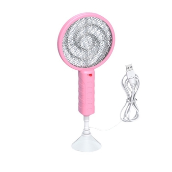 Električni ubijač komaraca s UV lampom, 360° rotacija, aluminijska mreža, netoksičan, podesiva brzina