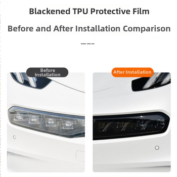 Priekšējā luktura filmas uzlīme – TPU, Preces kods 000001, Zīmols: Bez zīmola, Piemērotas automašīnas: Bez zīmola