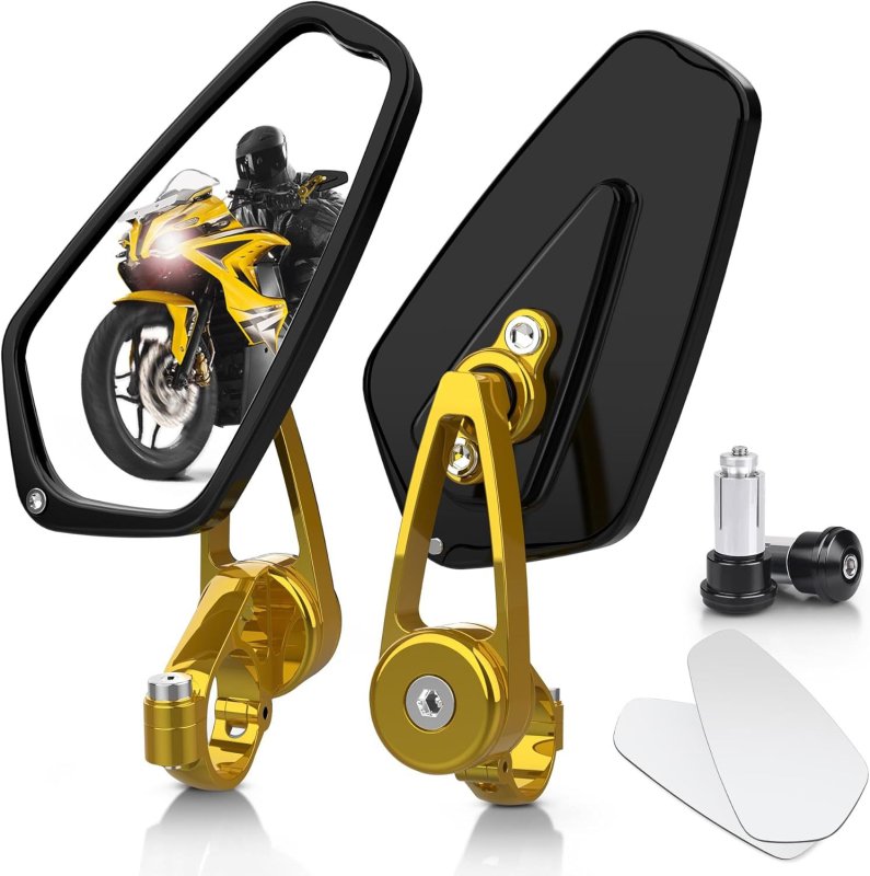 Motoros kerékpár visszapillantó tükör, négyzet alakú, ABS, RS028 modell, SPEEDPARK