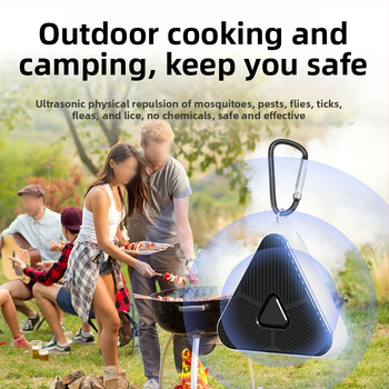 Multifunkcionális elektronikus rovarriasztó, újratölthető, 5V, 50-60 kHz, ABS anyag