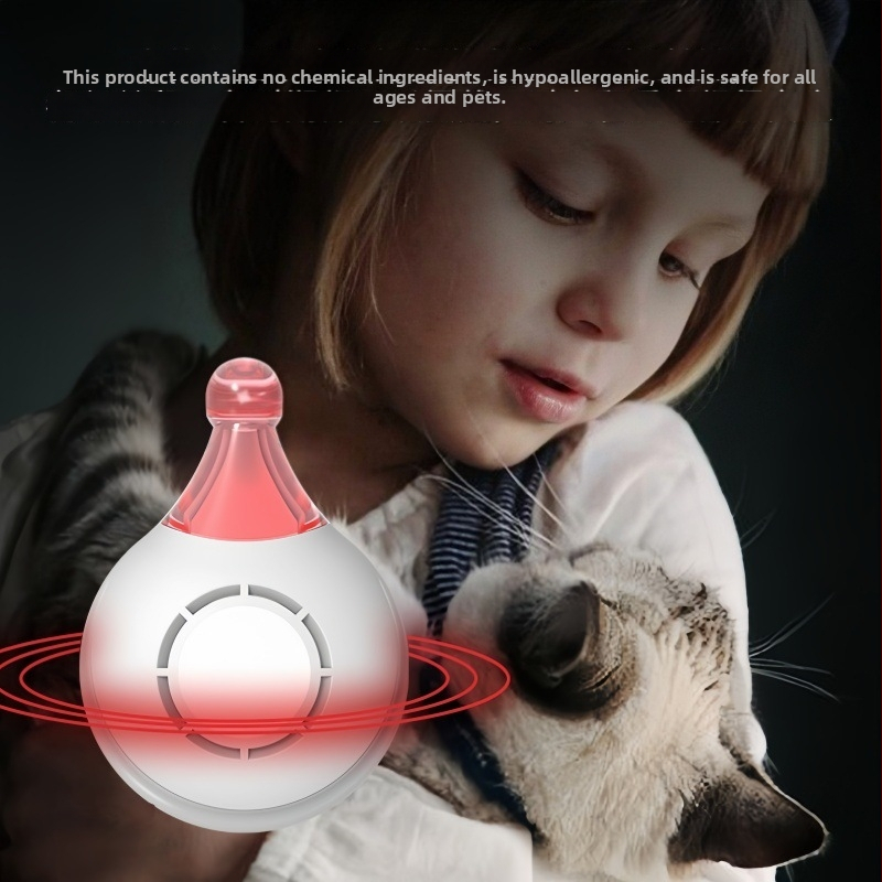 Multifunkcionális elektronikus rovarriasztó, újratölthető, 5V, 50-60 kHz, ABS anyag