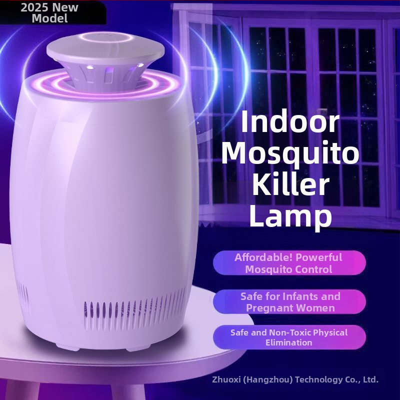 Domáca lampa na hubenie komárov s UV svetlom, svetelná pasca, vhodná pre 31–40 m², netoxická, trvalý režim