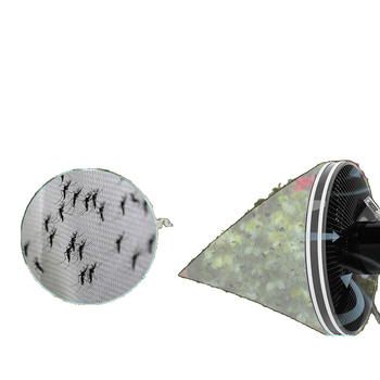 Beltéri és kültéri használatra készült szúnyogirtó lámpa, sugárzásmentes, csendes működés