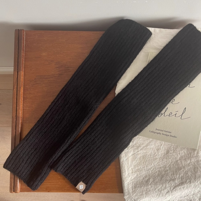 Șosete Slouch pentru femei, tricotate coreene, Harajuku Y2K până la gambe, groase din lână, respirante și absorbante de sudoare, toamna 2024