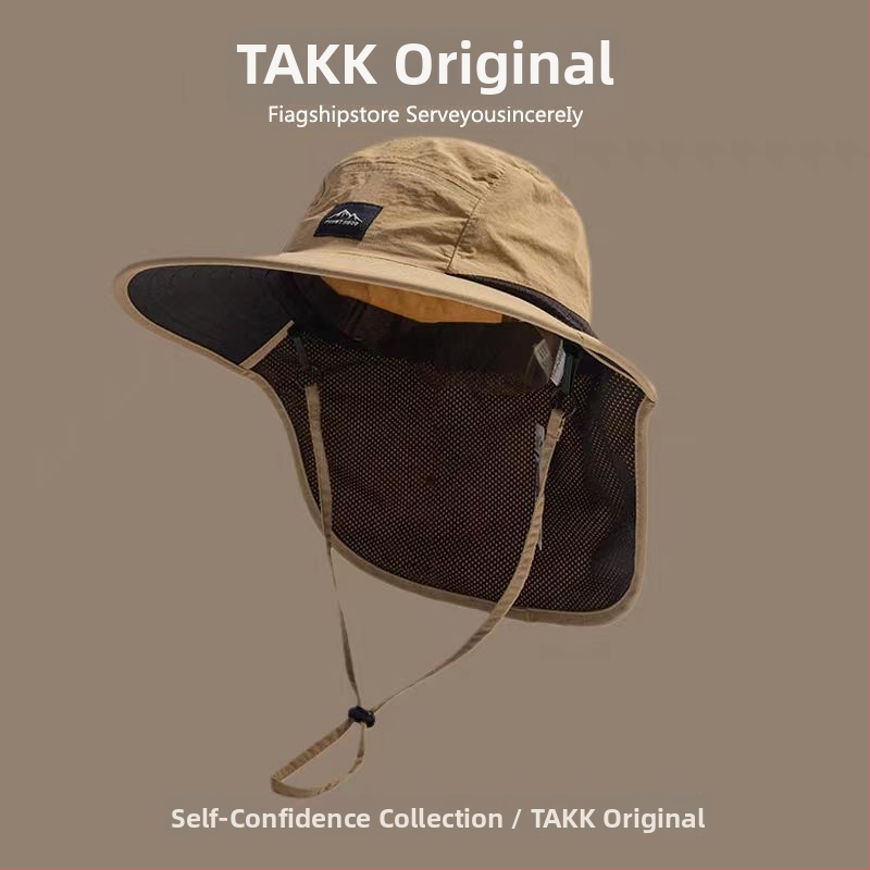 Bavlnená šiltovka na ochranu proti slnku pre vonkajšie použitie, pruhovaný vzor, unisex fisherman's klobúk, pre kempovanie a turistiku, moderný minimalistický štýl