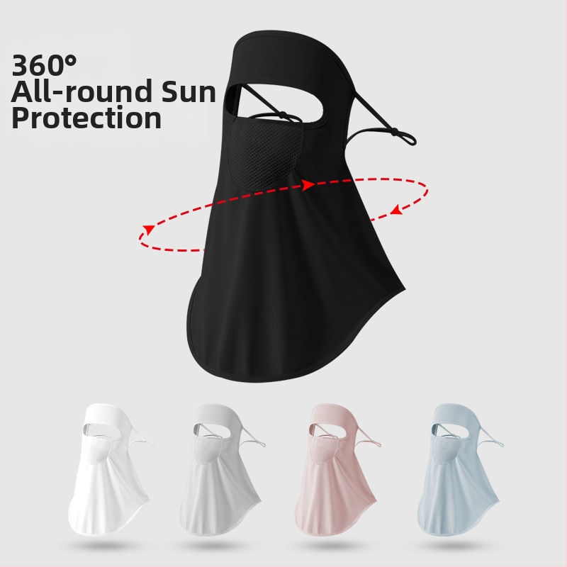 Xiao Kang maska na tvár z ice silk, plná UV ochrana, pre vonkajšie aktivity