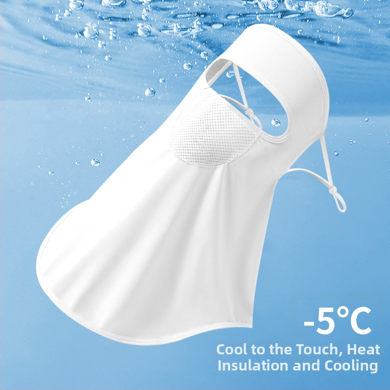 Xiao Kang maska na tvár z ice silk, plná UV ochrana, pre vonkajšie aktivity