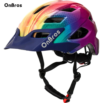 Casca pentru bicicletă pentru copii OnBros, semi-înveliș, EPS+PC, cu logo