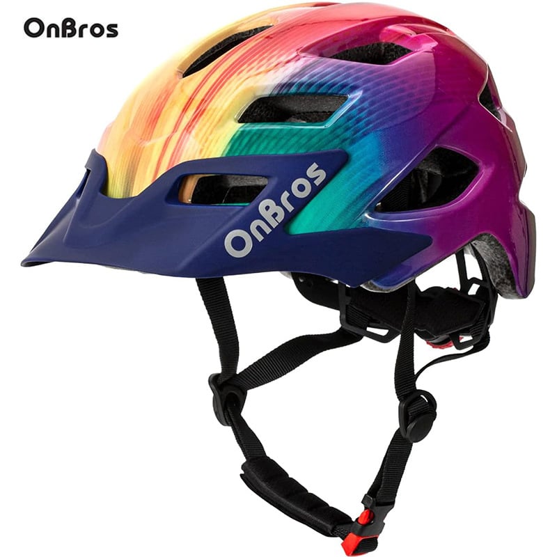 Casca pentru bicicletă pentru copii OnBros, semi-înveliș, EPS+PC, cu logo