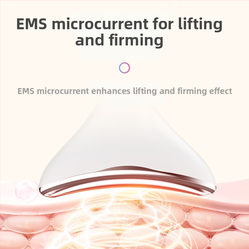 EMS mikro strāvas kakla skaistumierīce – pacelšana un nostiprināšana, vibrācijas masāža, konstanta apkures temperatūra, modeļa M5