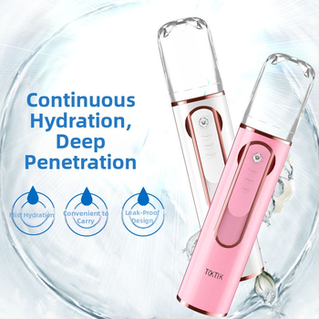 Toktik T-006 rankinis nano drėkinimo purkštuvas, USB įkraunamas drėkintuvas, šaltas purškimas, purškimo laikas 11–30 s