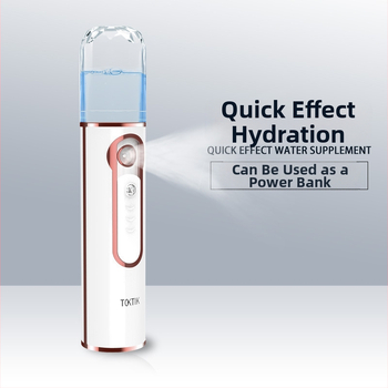 Toktik T-006 rankinis nano drėkinimo purkštuvas, USB įkraunamas drėkintuvas, šaltas purškimas, purškimo laikas 11–30 s
