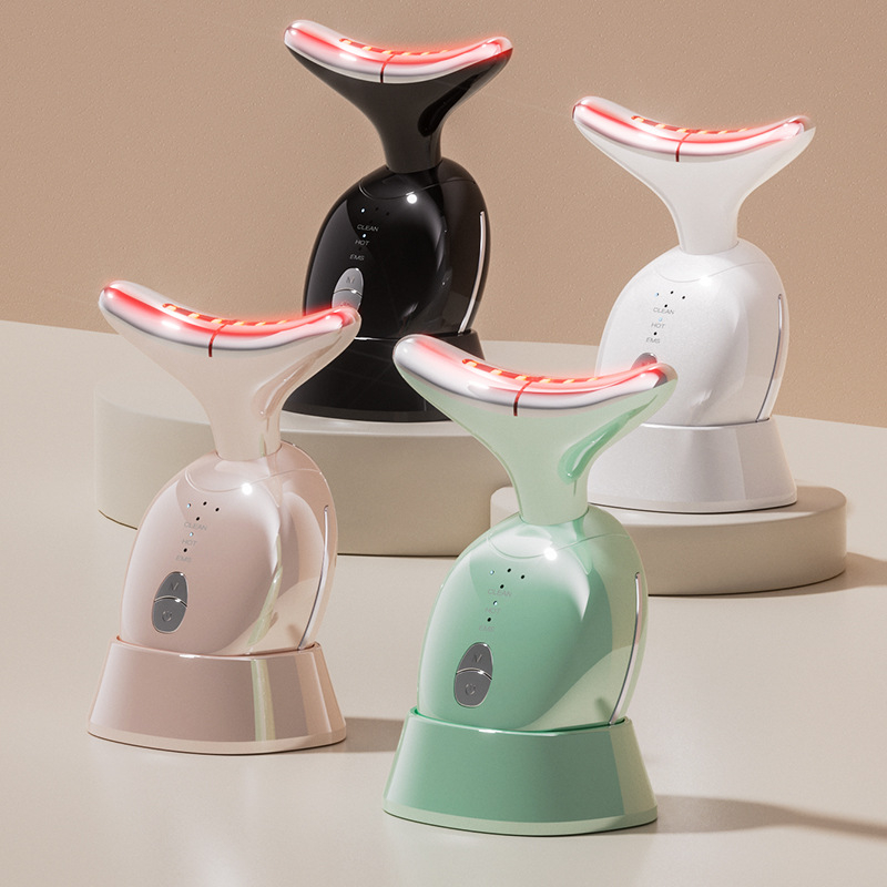 Nyakápoló készülék 816 – rezgő masszázs, fotókozmetikai funkció és szem mód; lifting és feszesítés; akkumulátor 3,7 V 500 mAh; töltési idő körülbelül 2 óra; súly 105 g