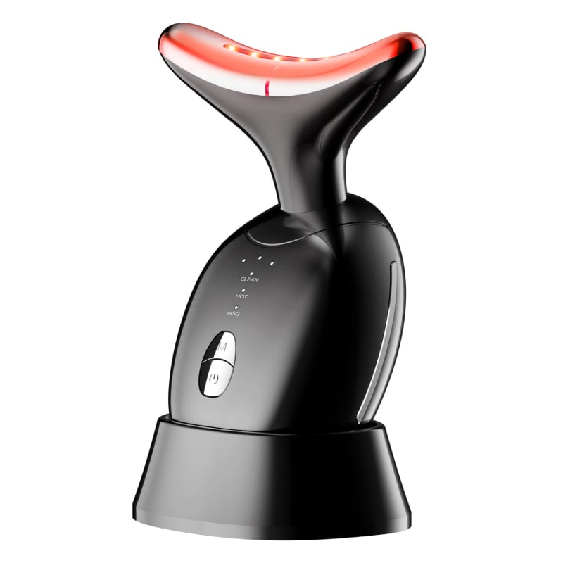 Nyakápoló készülék 816 – rezgő masszázs, fotókozmetikai funkció és szem mód; lifting és feszesítés; akkumulátor 3,7 V 500 mAh; töltési idő körülbelül 2 óra; súly 105 g