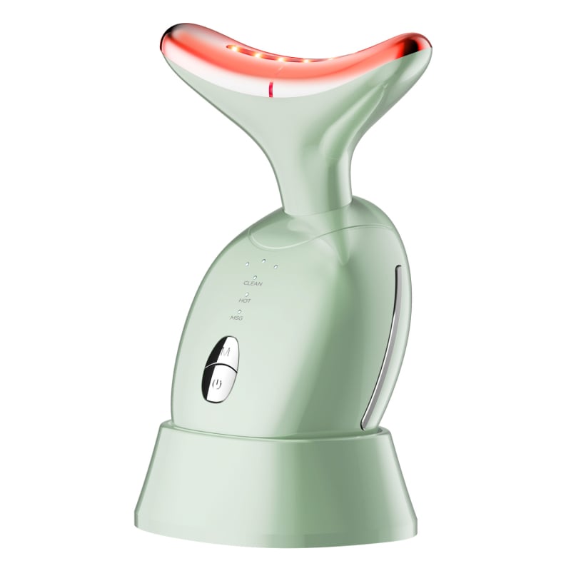 Nyakápoló készülék 816 – rezgő masszázs, fotókozmetikai funkció és szem mód; lifting és feszesítés; akkumulátor 3,7 V 500 mAh; töltési idő körülbelül 2 óra; súly 105 g