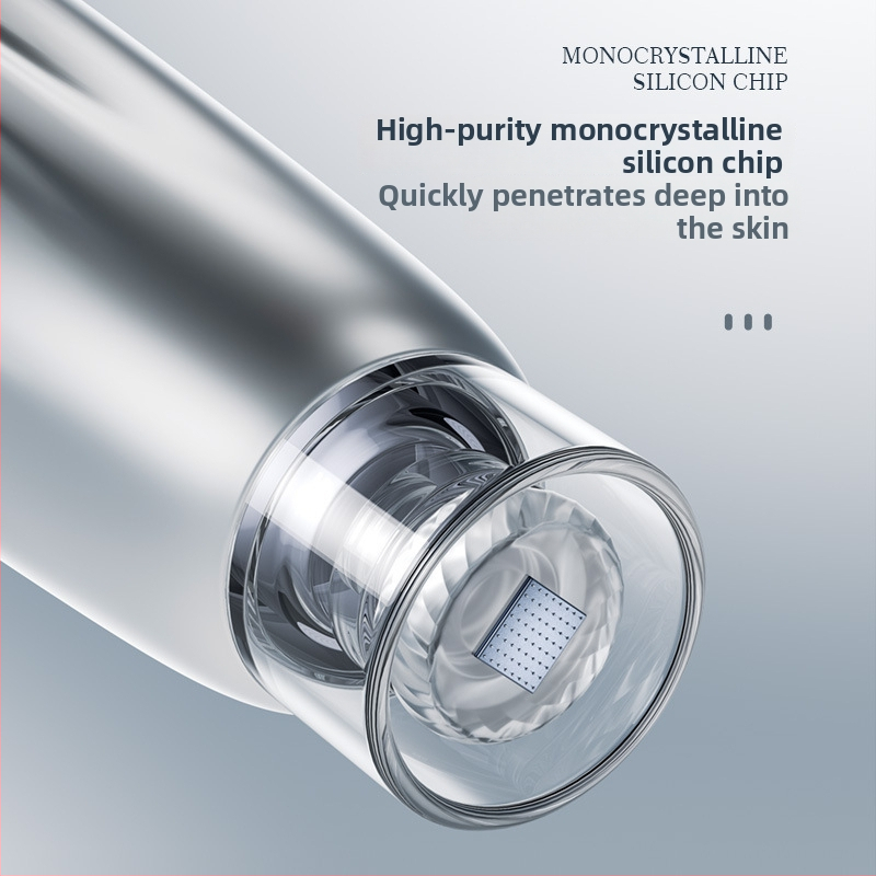 Устройство за красота с нано-микрокристално въвеждане, с бутилка, три нива на есенция, портативен домашен масажор, IPX0