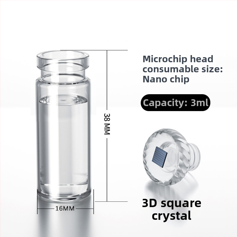 Устройство за красота с нано-микрокристално въвеждане, с бутилка, три нива на есенция, портативен домашен масажор, IPX0