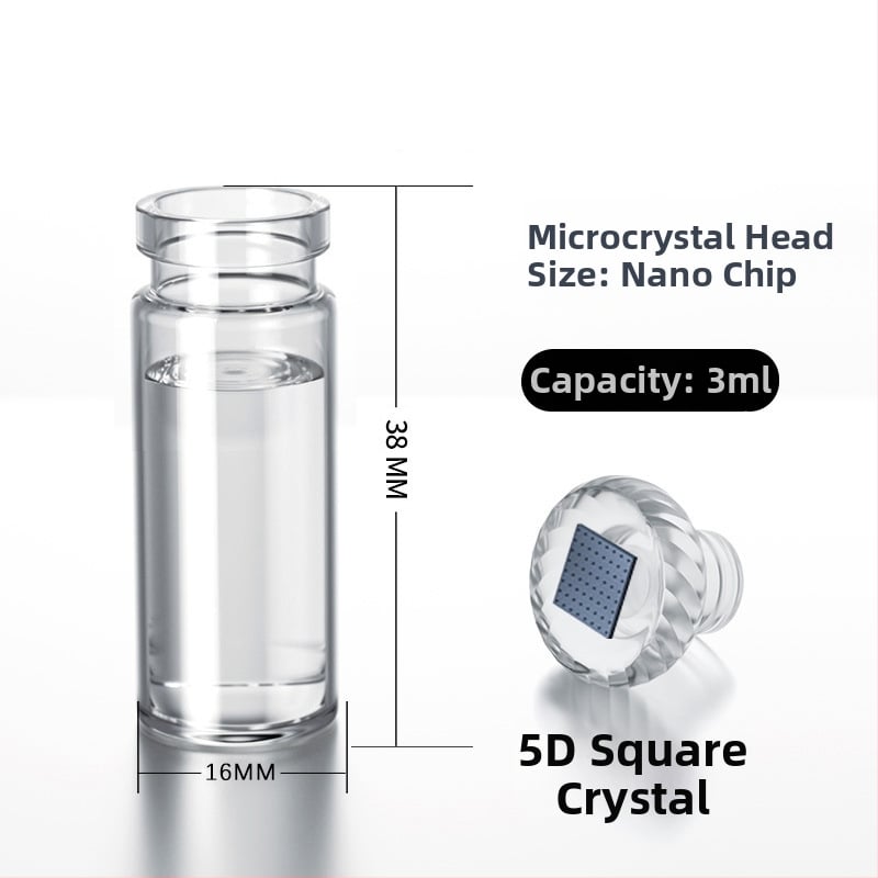 Устройство за красота с нано-микрокристално въвеждане, с бутилка, три нива на есенция, портативен домашен масажор, IPX0