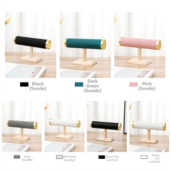 Regál na šperky z masívneho dreva, tvar I, jednoúrovňový, Bozhong