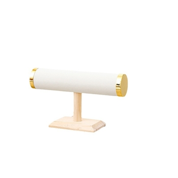 Regál na šperky z masívneho dreva, tvar I, jednoúrovňový, Bozhong