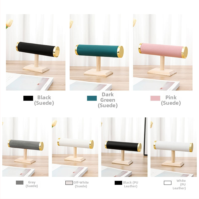 Regál na šperky z masívneho dreva, tvar I, jednoúrovňový, Bozhong