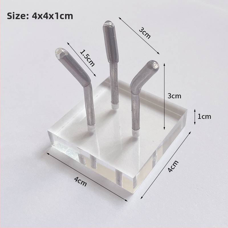 Displej regál – Akryl, trojzubý stojan, Prvé poschodie, Hongkuan Jewelry 026