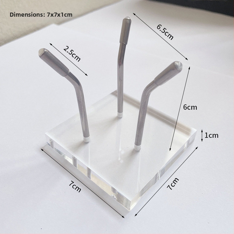 Displej regál – Akryl, trojzubý stojan, Prvé poschodie, Hongkuan Jewelry 026